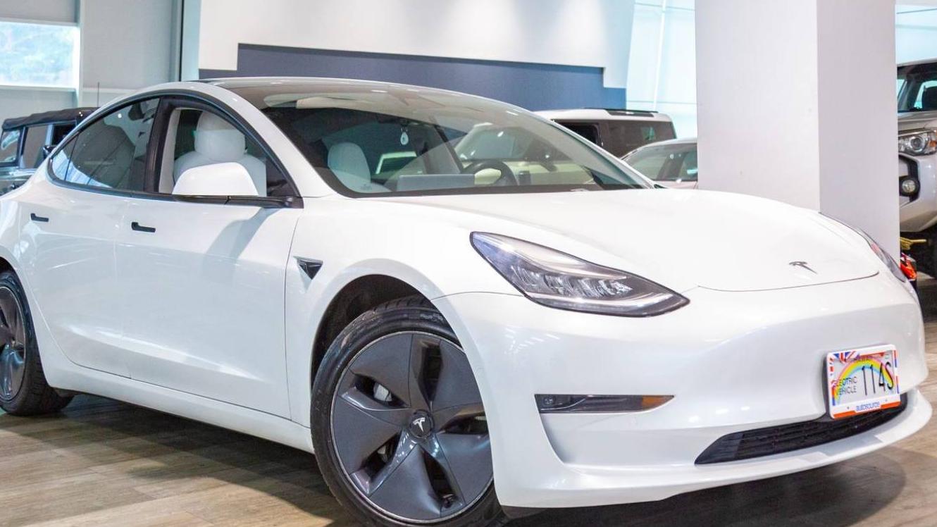 TESLA MODEL 3 2021 5YJ3E1EA4MF853806 image